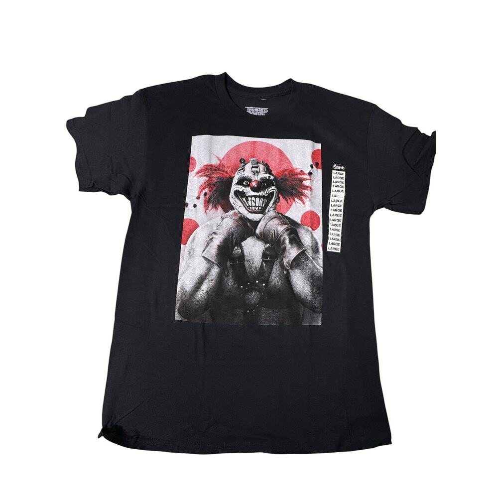PlayStation Twisted Metal Graphic T Shirt Mens Large Black Sweet Tooth